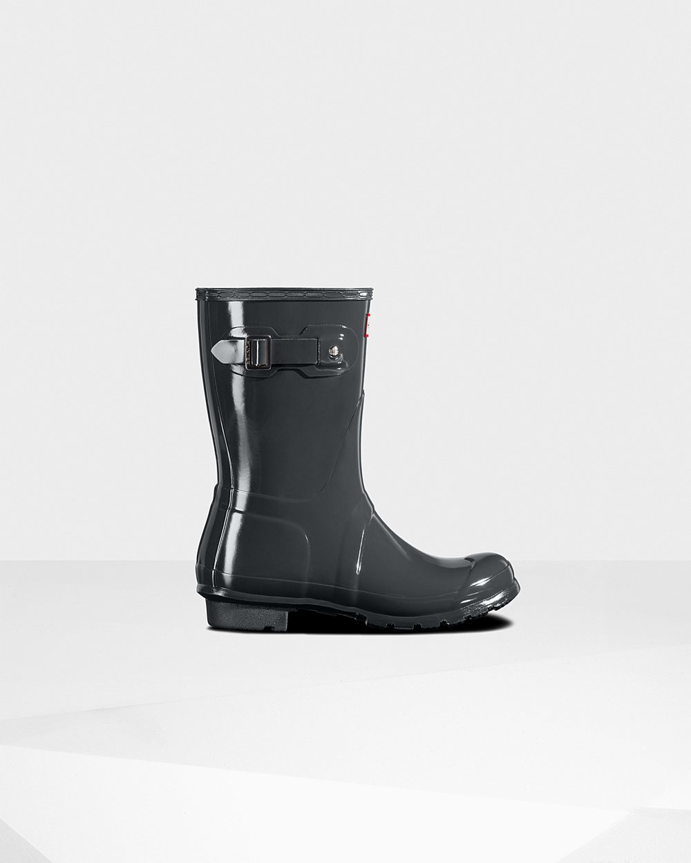 Women Hunter Original Gloss | Short Rain Boots Deep Green | NZ-76894-MDZA